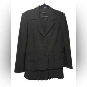 Kasper Black Blazer Suit Jacket 2Pcs